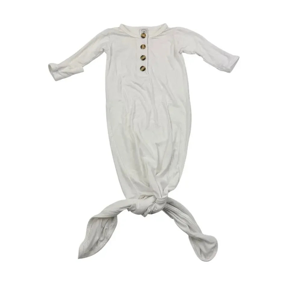 Lou Lou & Co. White Know Gown, Size NB